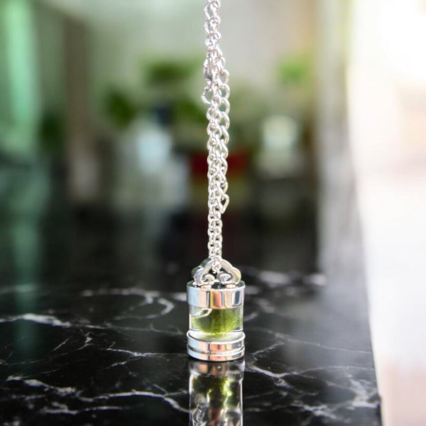 Living Marimo algae necklace