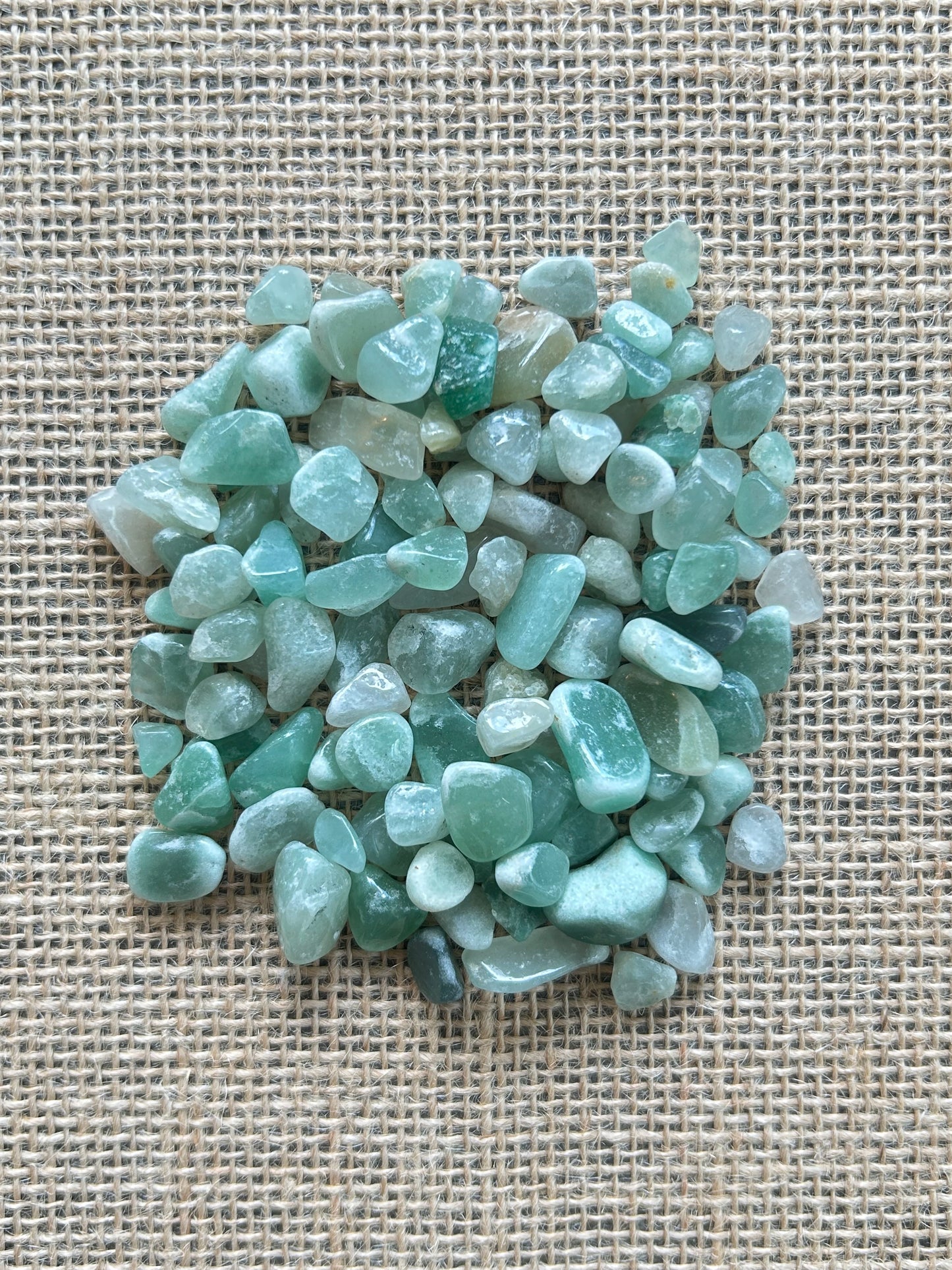 Green Aventurine Gemstones to pair with your Marimo Mate Kit