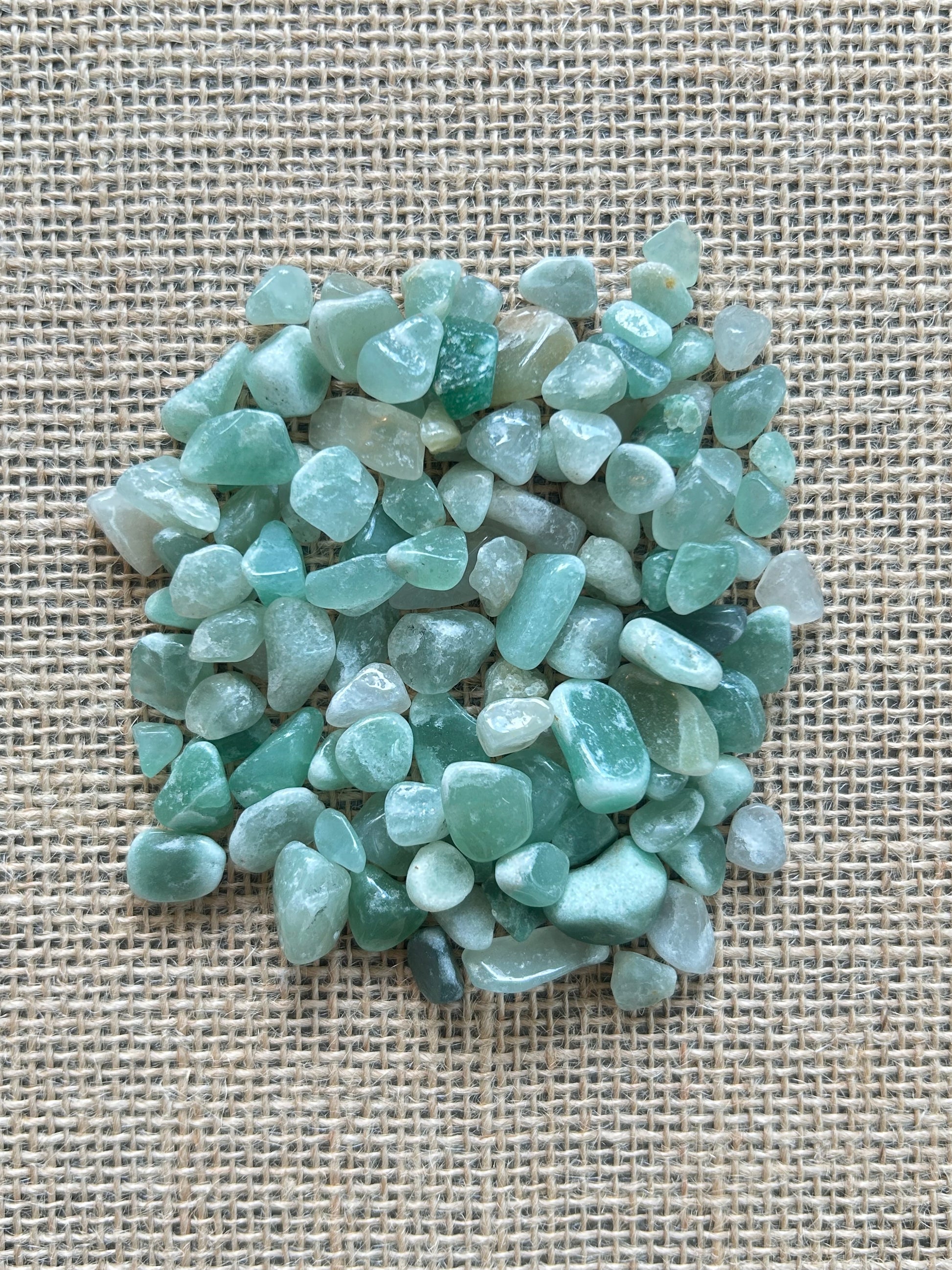 Green Aventurine Gemstones to pair with your Marimo Mate Kit